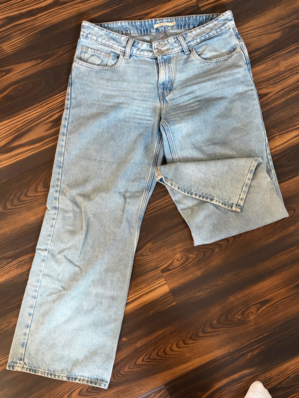 Levi's Light Wash Flared Jeans